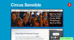 Desktop Screenshot of circussensible.co.uk